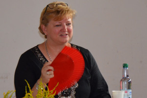 utta Straub bei Sommerhitze